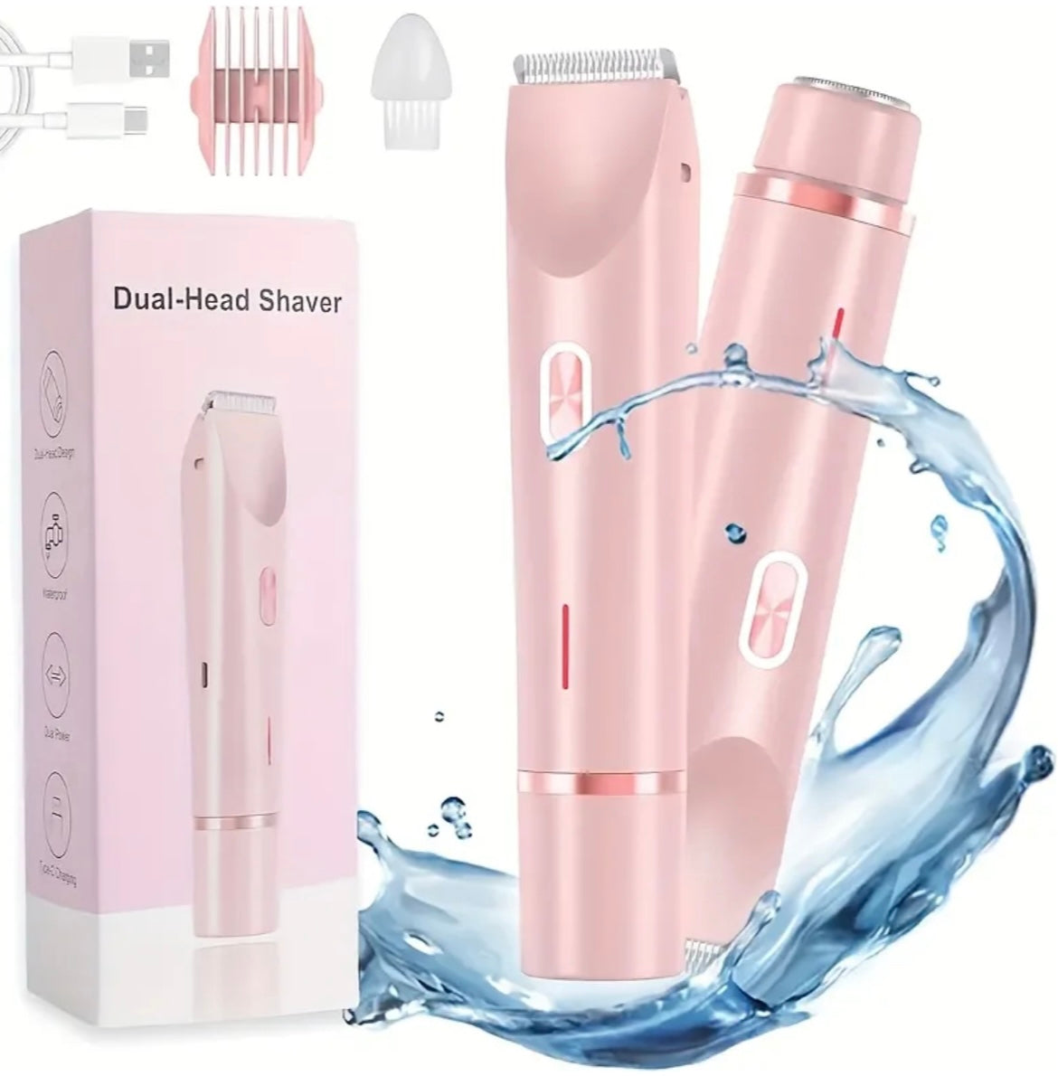 Dual Head Waterproof Shaver PRO + FREE PACKAGE