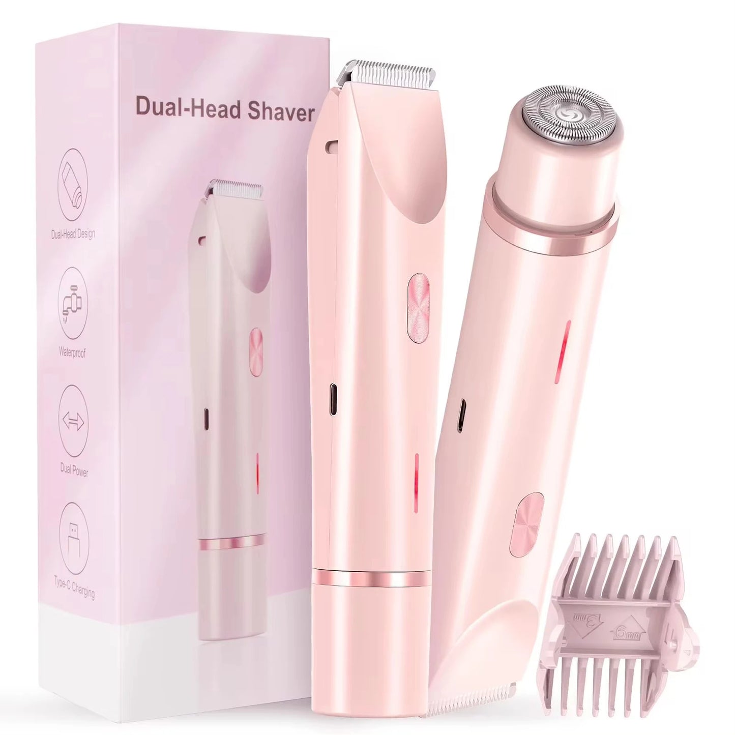Dual Head Waterproof Shaver PRO + FREE PACKAGE